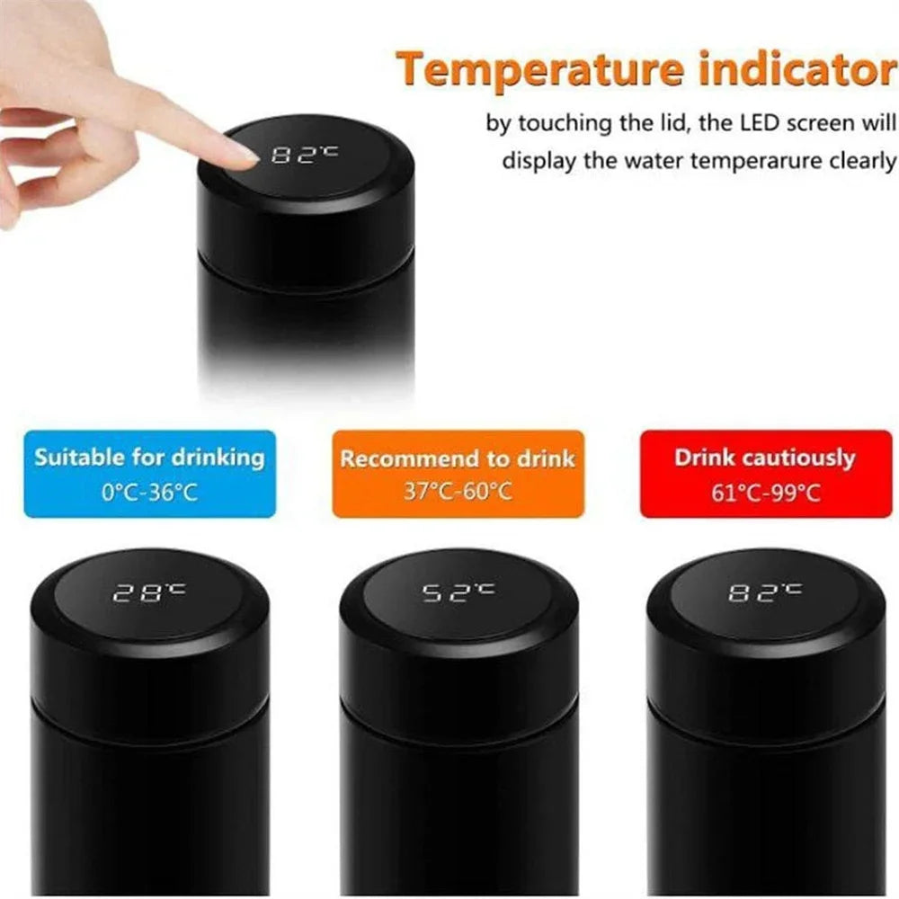 500ML Thermos Bottle | Smart Cup Digital with Temperature Display| Thermos Bottle Long-lasting Heat