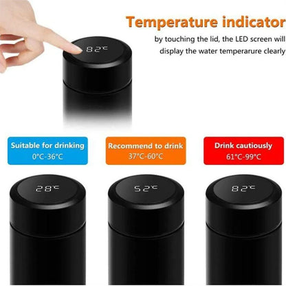 500ML Thermos Bottle | Smart Cup Digital with Temperature Display| Thermos Bottle Long-lasting Heat