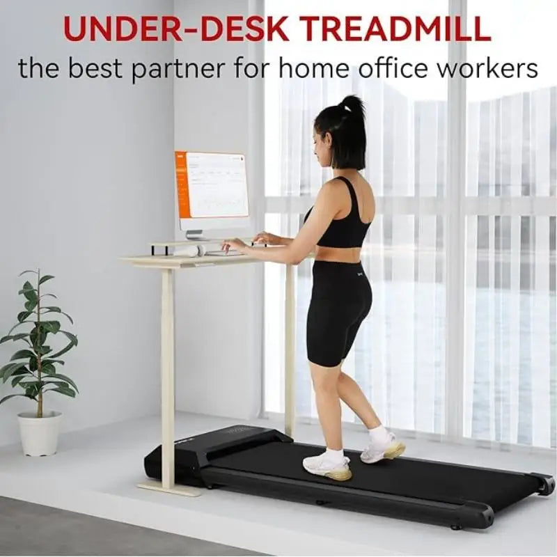 Ultra-Slim Under-Desk Treadmill with Digital Display