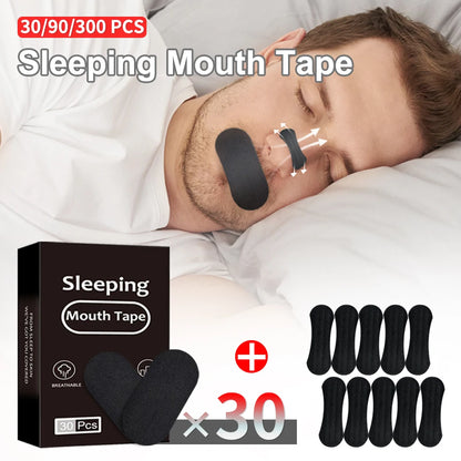 30/300Pcs Sleeping Mouth Tape - Wellness and Tech