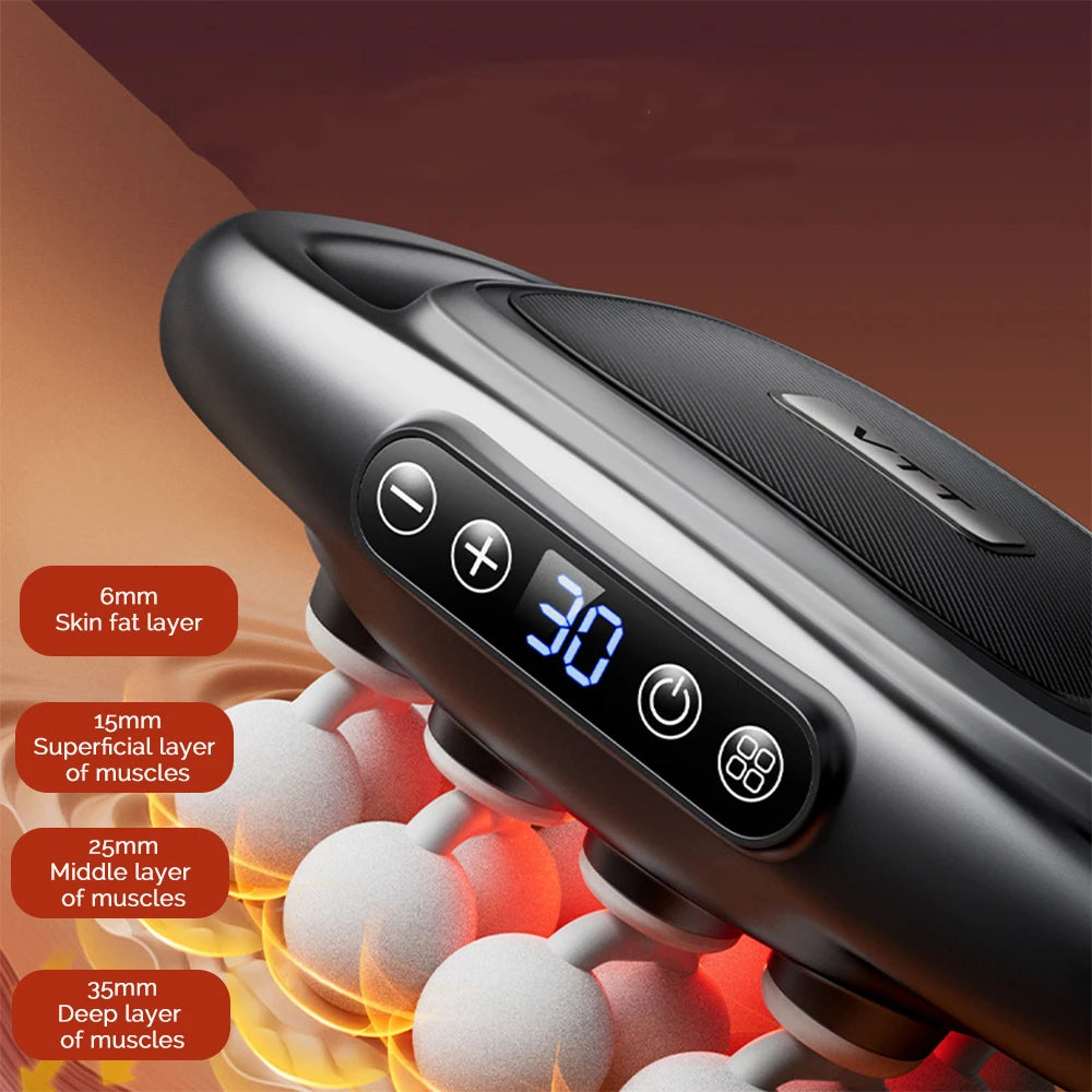 16 Head Fascia Gun High Frequency Vibration Body Massage Machine - Wellness and Tech