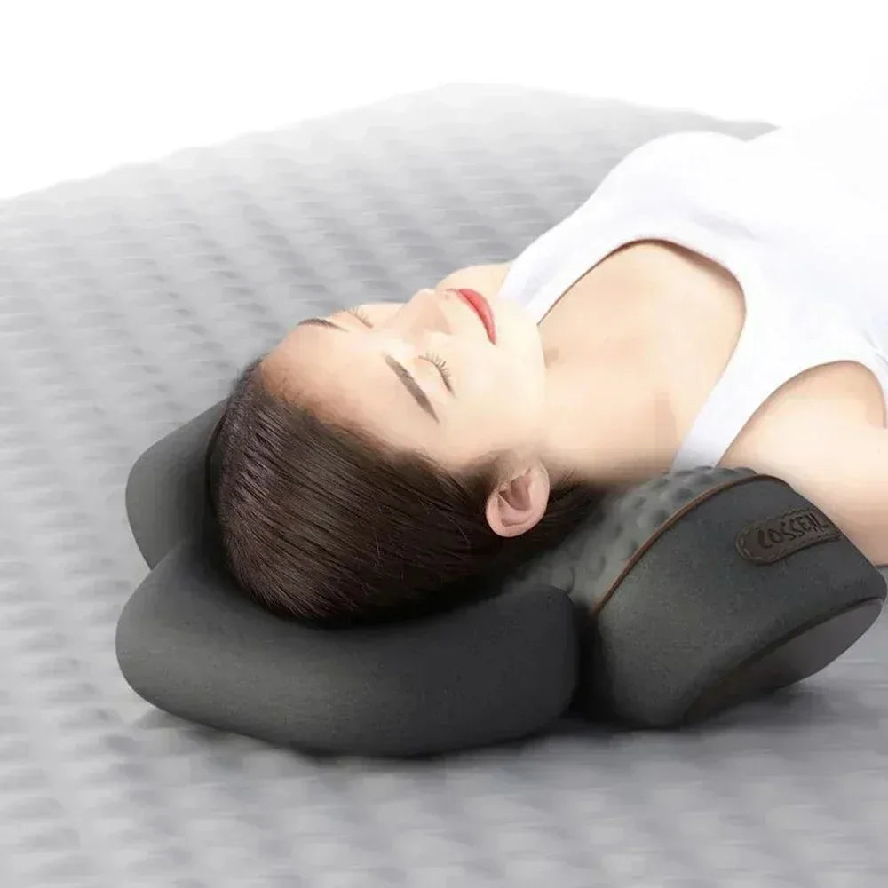 Electric Neck Massager |Cervical Pillow |Hot Compress - Wellness and Tech