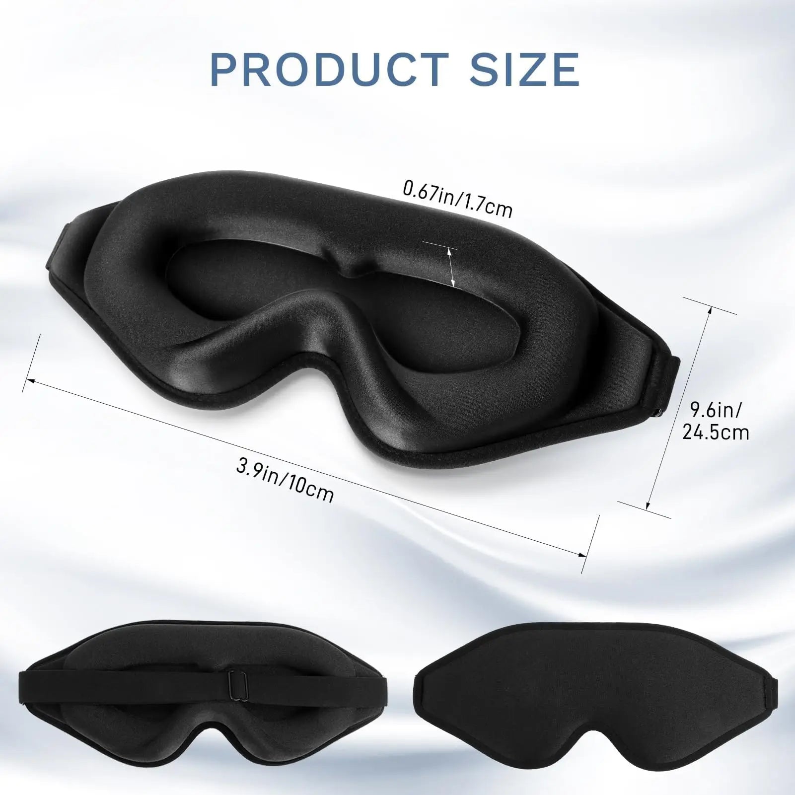 2pcs Total Blackout 3D Sleeping Mask - Wellness and Tech