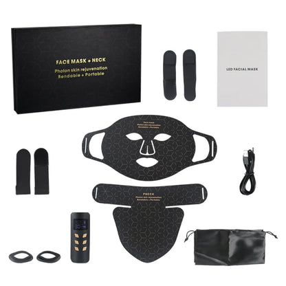 Silicone Infrared Red Light Therapy Face Mask for Skin Care Face Anti-aging - 4 Colours - Wellness and Tech