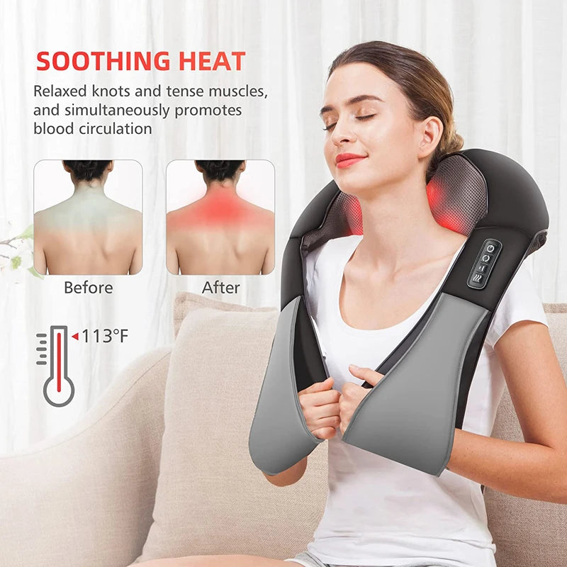 Back, Shoulder and Neck Massager - Wellness and Tech