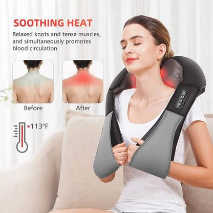 Back, Shoulder and Neck Massager - Wellness and Tech