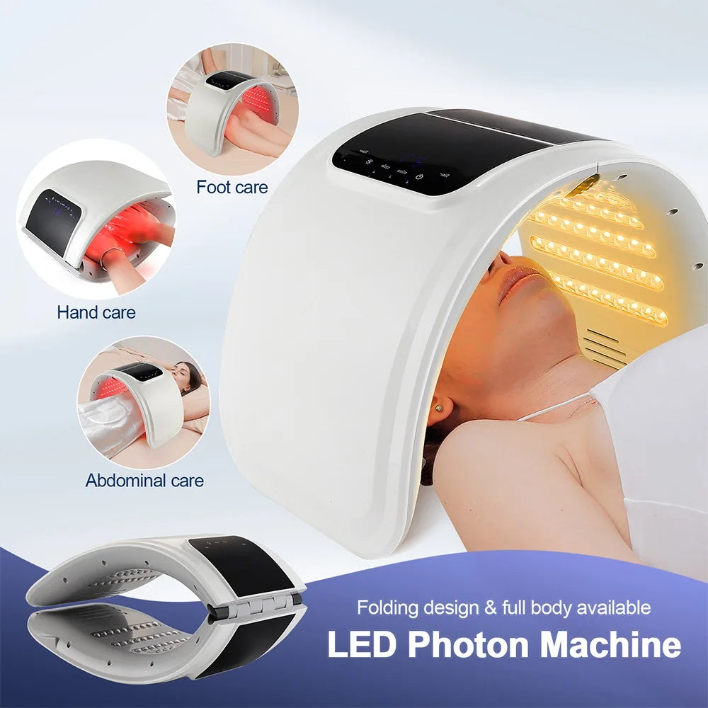 7 Colors LED Photon Machine With Nano Spray | Skin Moisturizing - Wellness and Tech