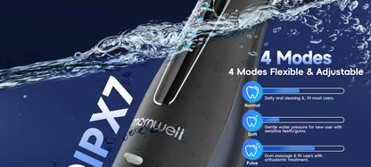Adult Portable Oral Irrigator - Water Flosser - Wellness and Tech