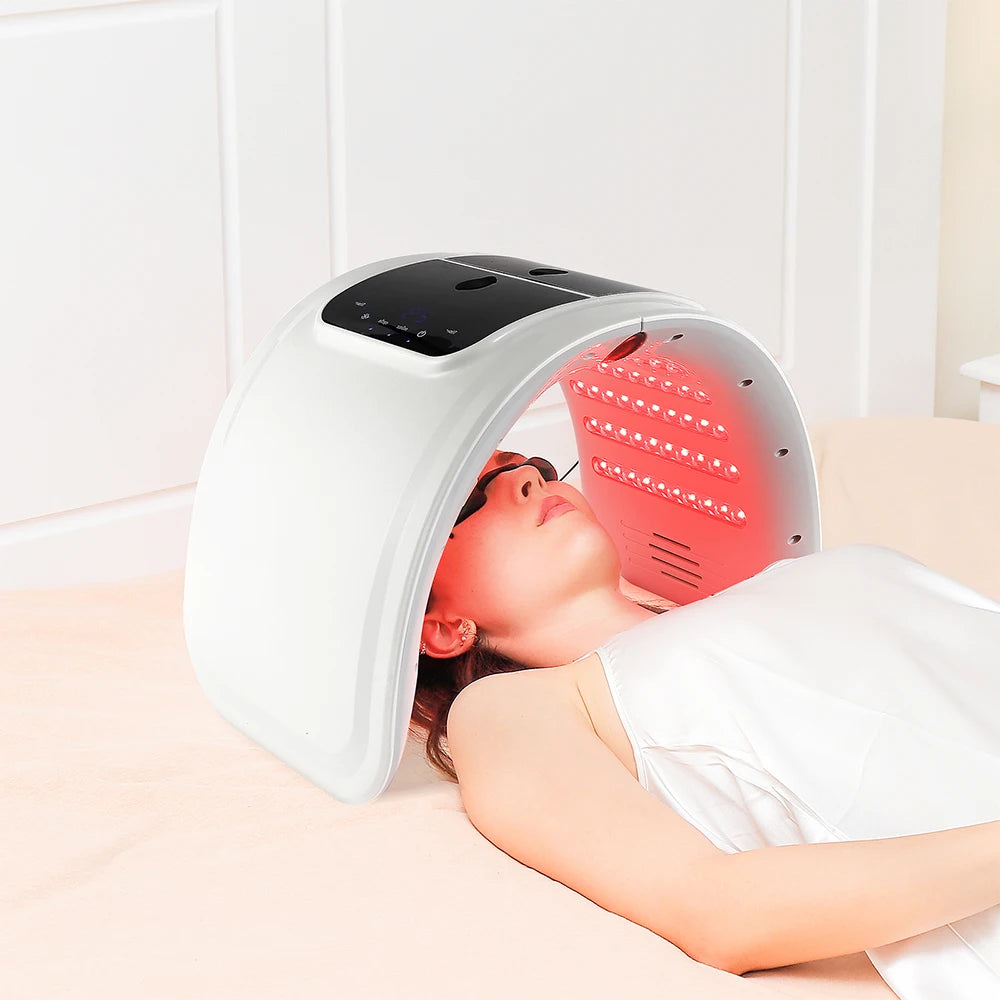 7 Colors LED Photon Machine With Nano Spray | Skin Moisturizing - Wellness and Tech