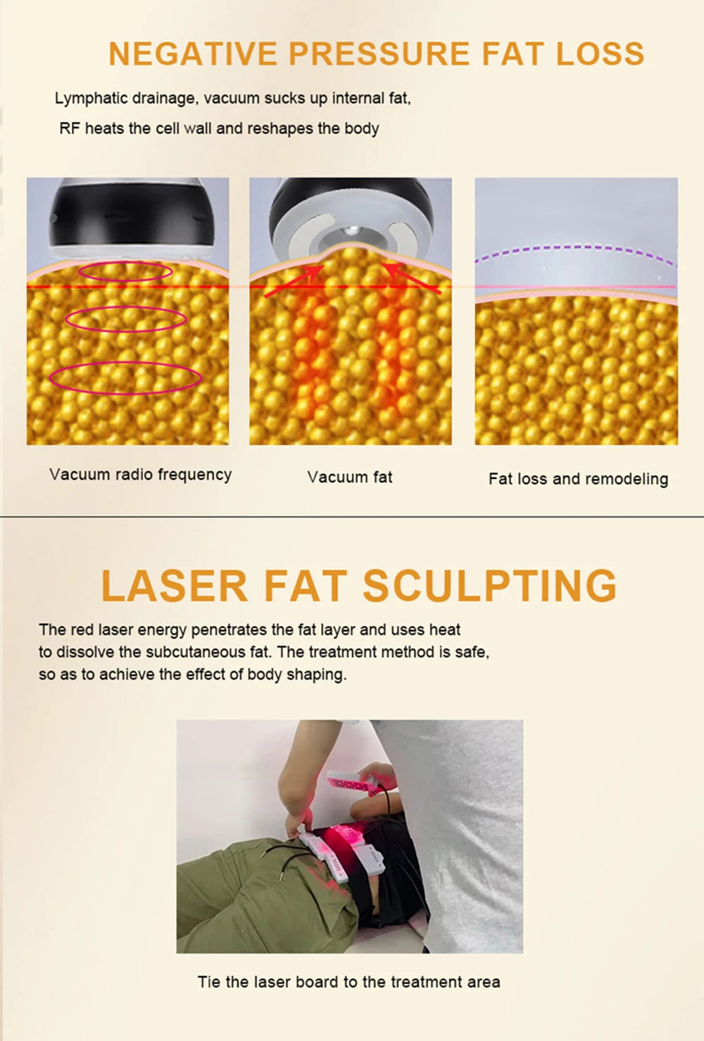 Newest 9 In 1 Lipolaser Cavitation Slimming Machine - RF Skin Lifting Radio Frequency - Wellness and Tech