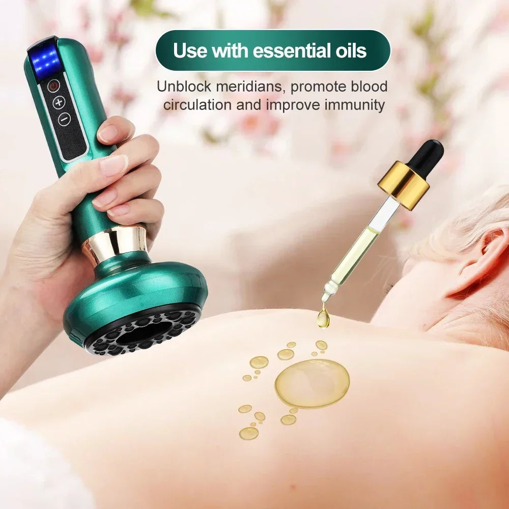Electric Cupping Massager | Anti-Cellulite Vacuum Suction Cup - Wellness and Tech