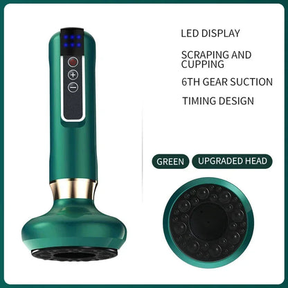 Electric Cupping Massager | Anti-Cellulite Vacuum Suction Cup - Wellness and Tech