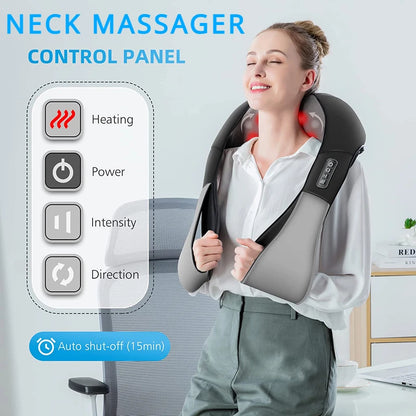 Back, Shoulder and Neck Massager - Wellness and Tech