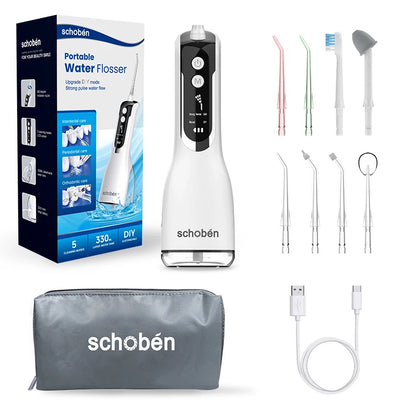 Adult Portable Oral Irrigator - Water Flosser - Wellness and Tech