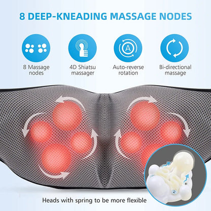 Back, Shoulder and Neck Massager - Wellness and Tech