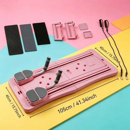 Lightweight 8-in-1 Folding Pilates Board