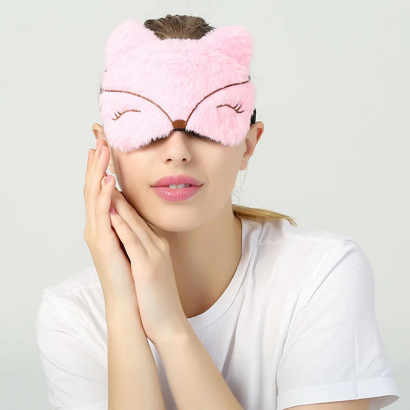 Cute Sleeping Mask - Animal Faces - Wellness and Tech