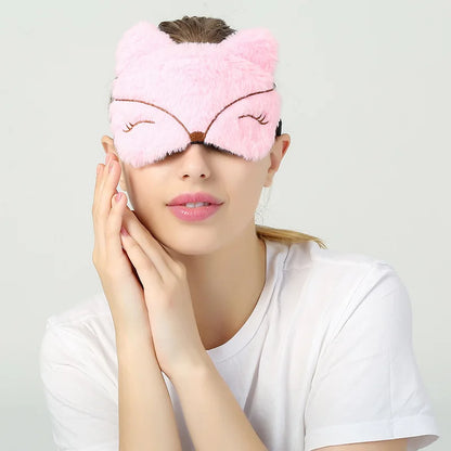 Cute Sleeping Mask - Animal Faces - Wellness and Tech