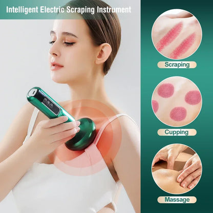 Electric Cupping Massager | Anti-Cellulite Vacuum Suction Cup - Wellness and Tech
