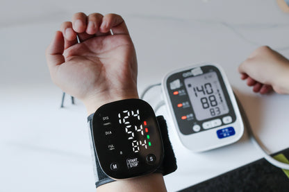 Large Screen Rechargeable Digital Wrist Blood Pressure Monitor