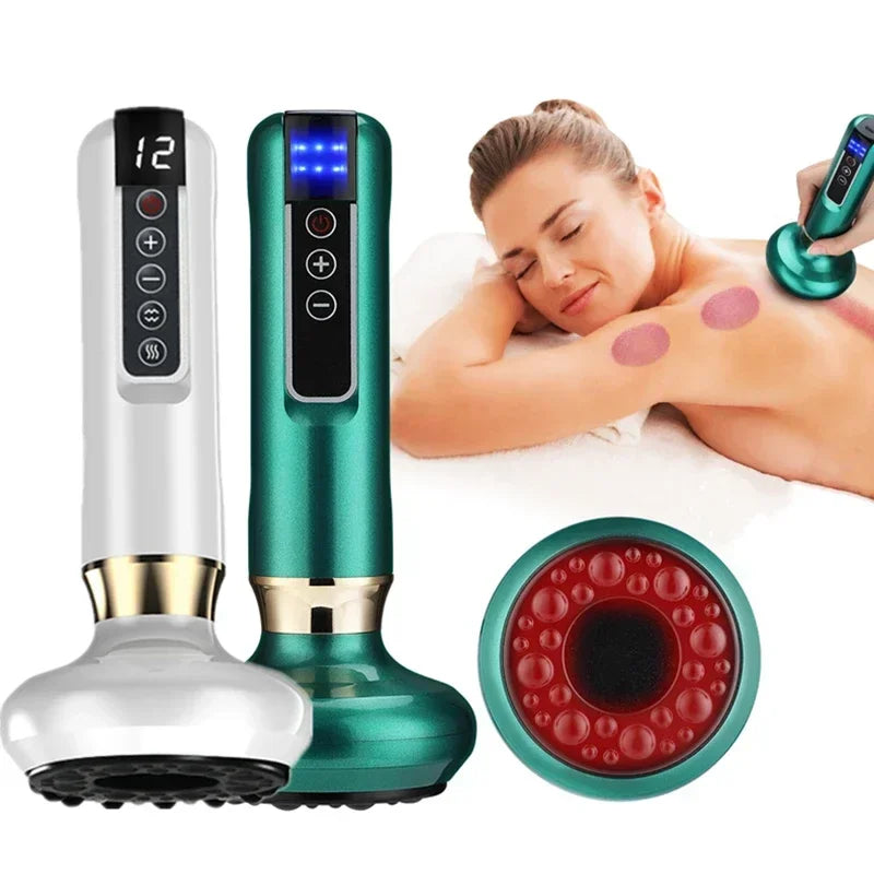 Electric Cupping Massager | Anti-Cellulite Vacuum Suction Cup - Wellness and Tech