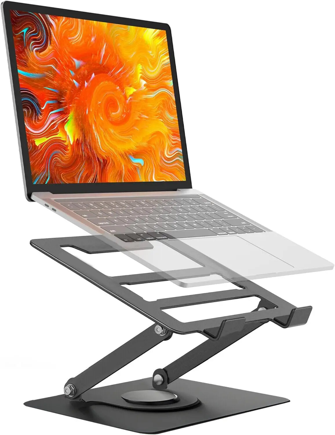 360° Metal Portable Laptop Tablet Stand Riser Bracket Adjustable Holder For Desk