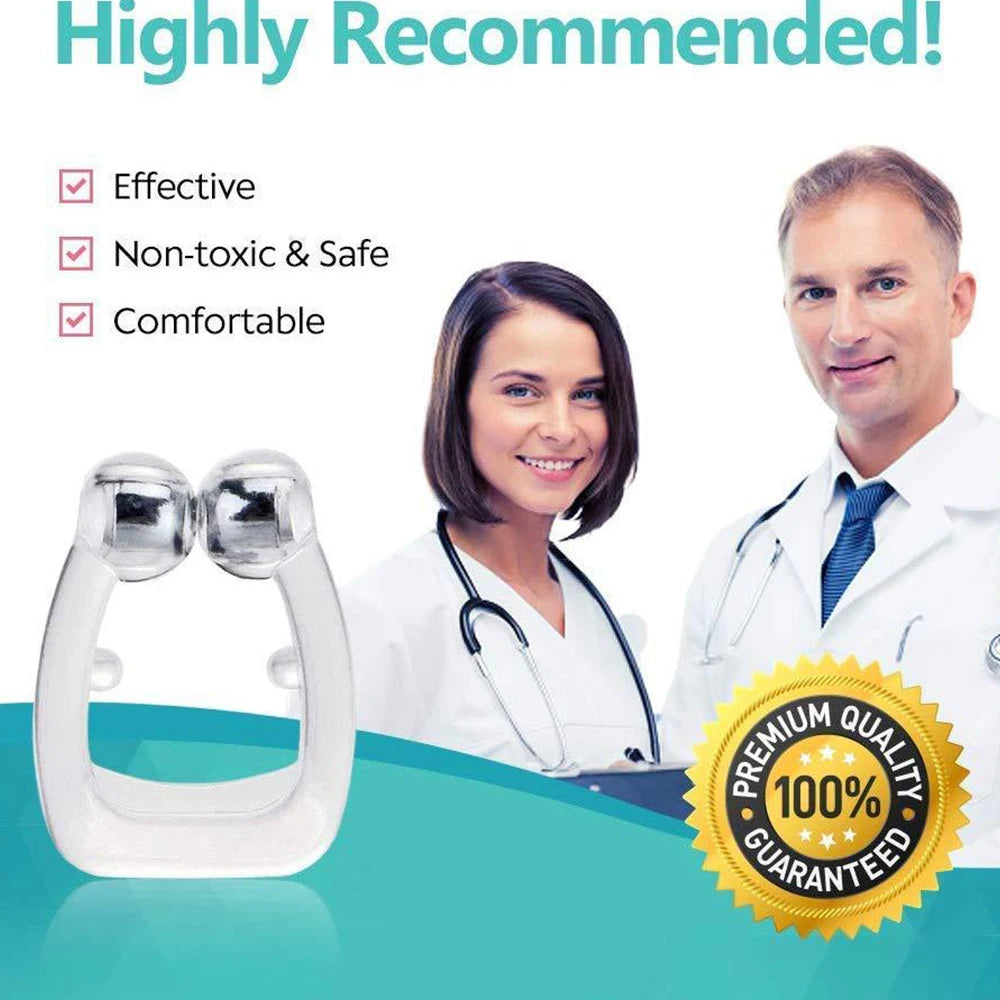 Magnetic Anti Snore Nose Clip - Wellness and Tech