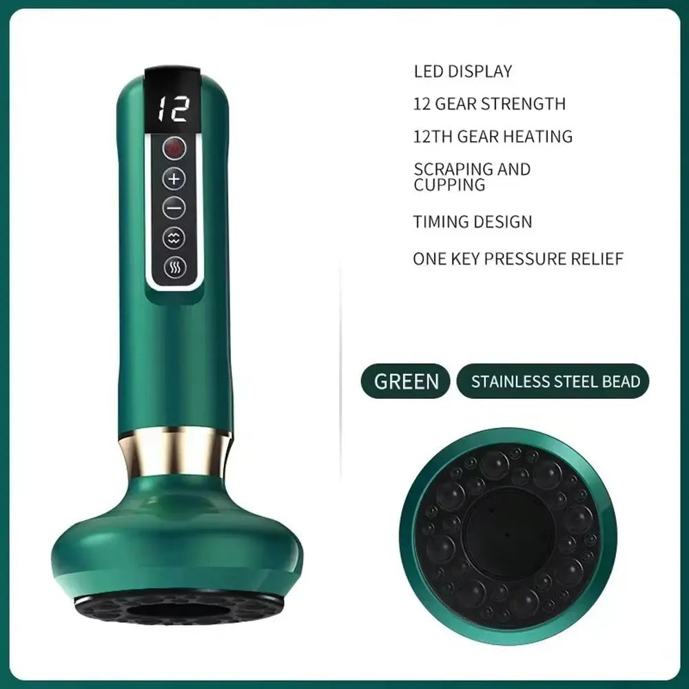 Electric Cupping Massager | Anti-Cellulite Vacuum Suction Cup - Wellness and Tech