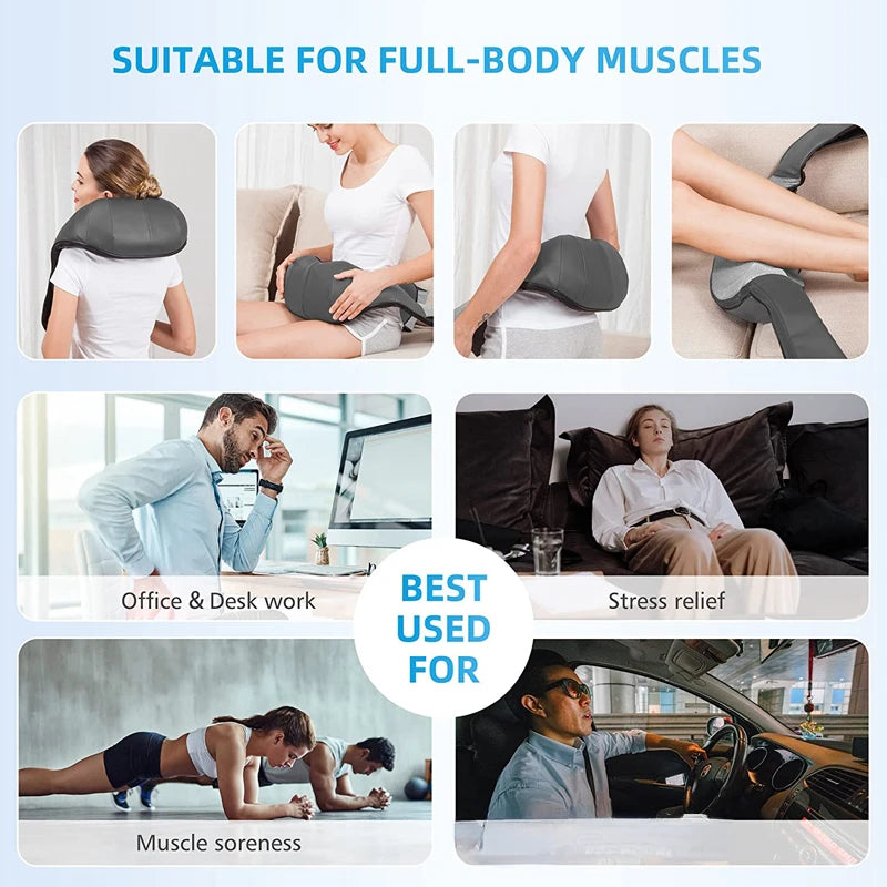 Back, Shoulder and Neck Massager - Wellness and Tech