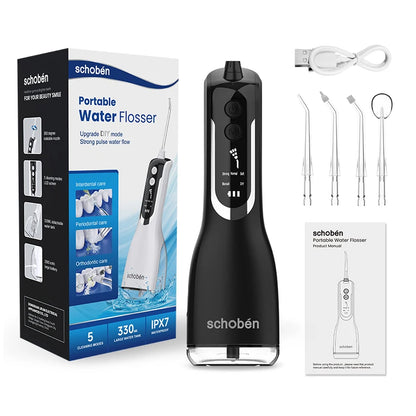Adult Portable Oral Irrigator - Water Flosser - Wellness and Tech