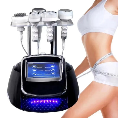 80k Cavitation + RF+ Vacuum Body Slimming Fat Burner Health Machine 6 in 1 Ultrasound Massager--Weight Loss Beauty Device - Wellness and Tech