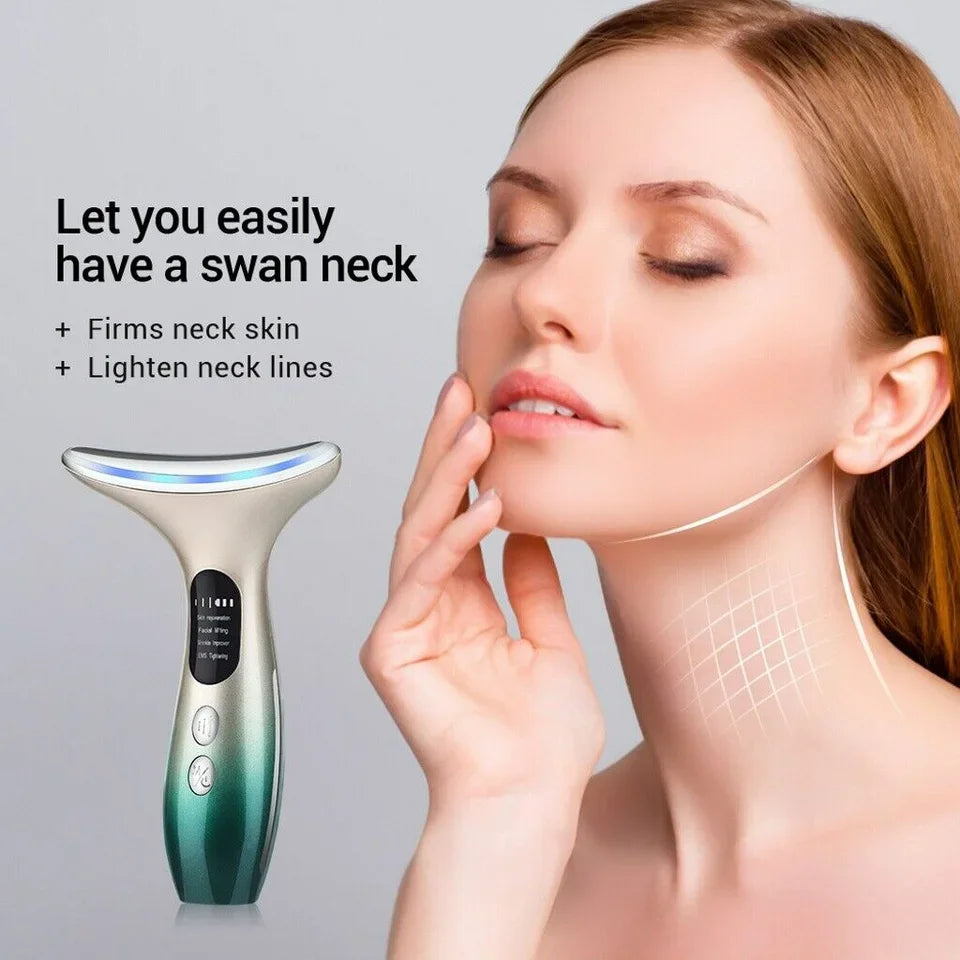 RF Skin Tightening | Face Lifting Device for Wrinkle | Anti Aging Ems Skin Rejuvenation - Wellness and Tech