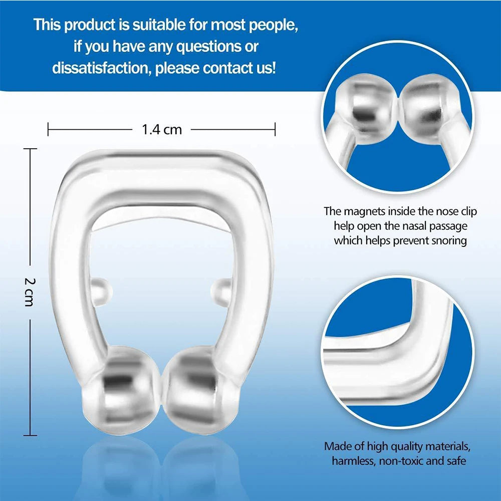 Magnetic Anti Snore Nose Clip - Wellness and Tech